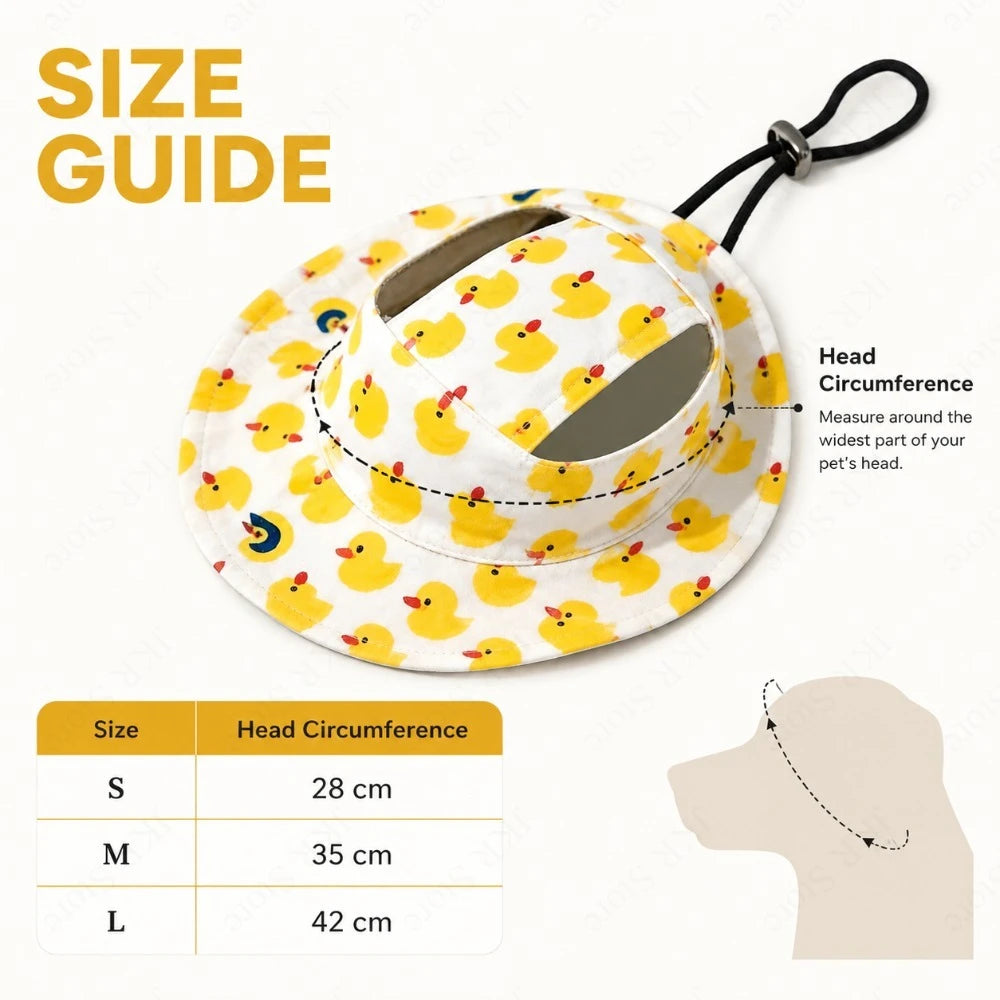 Velvet Printed Dog Cap — Adjustable Fiber Hat for Small & Medium Dogs | Pugs Corgis Dachshunds
