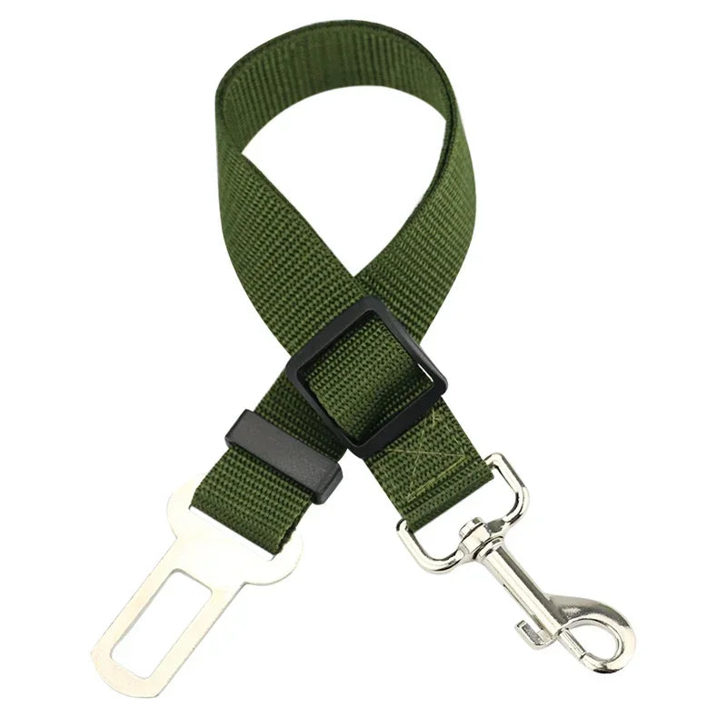 Velvet Pet Car Seat Belt — Adjustable Safety Belt for Dogs & Cats | 9 Colors & Universal Fit