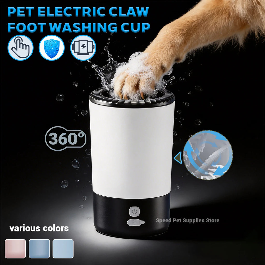 Pet Foot Washing Machine Electric Pet Paw Cleaner Automatic