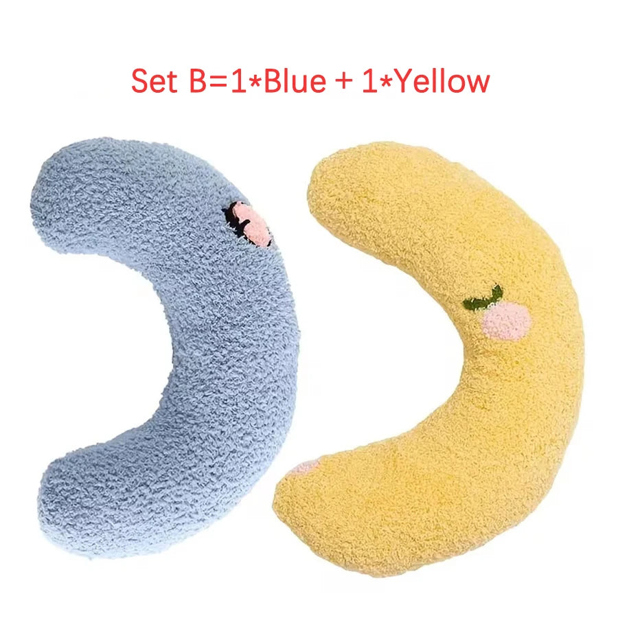 Velvet Pet Neck Pillow — Soft Plush Support Pillow & Toy for Cats & Small Dogs