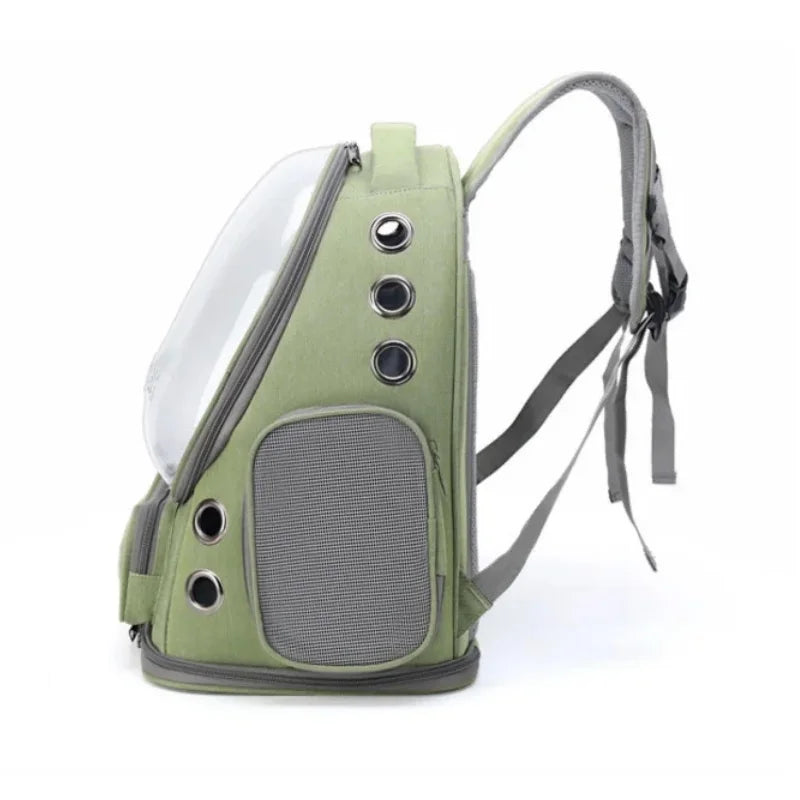 Velvet Pet Carrier Backpack — Breathable Waterproof Nylon Cat Bag | 3 Colors | 42x27x34cm