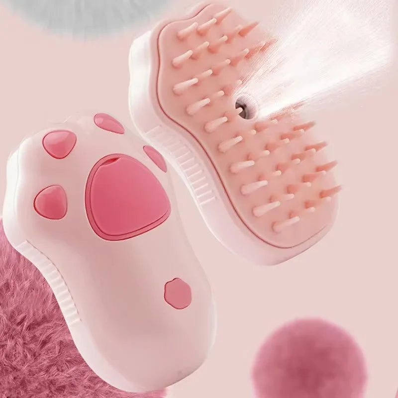 Steam Grooming Brush for Cats and Dogs
