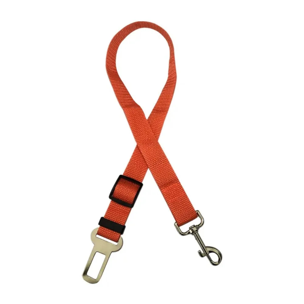 Velvet Pet Car Seat Belt — Adjustable Safety Belt for Dogs & Cats | 9 Colors & Universal Fit