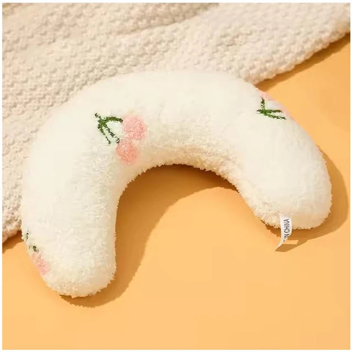 Velvet Pet Neck Pillow — Soft Plush Support Pillow & Toy for Cats & Small Dogs