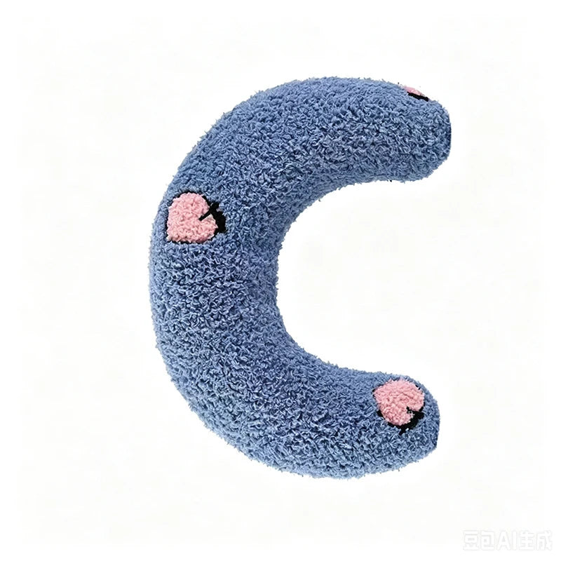 Velvet Pet Neck Pillow — Soft Plush Support Pillow & Toy for Cats & Small Dogs