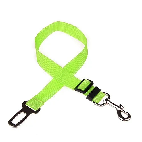 Velvet Pet Car Seat Belt — Adjustable Safety Belt for Dogs & Cats | 9 Colors & Universal Fit