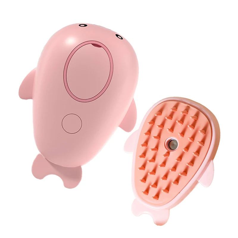 Steam Grooming Brush for Cats and Dogs