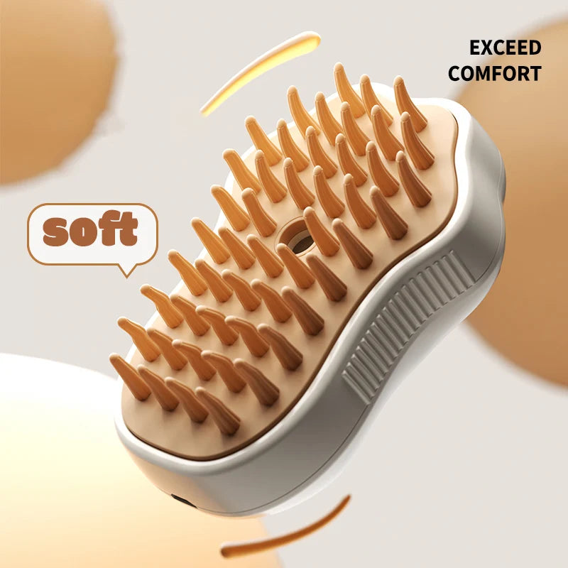Steam Grooming Brush for Cats and Dogs