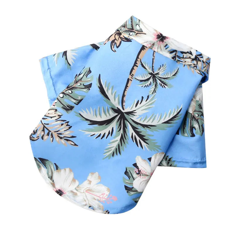 Velvet Hawaiian Pet Shirt — Tropical Pineapple Print Summer Shirt for Dogs & Cats | 6 Sizes & 4 Patterns