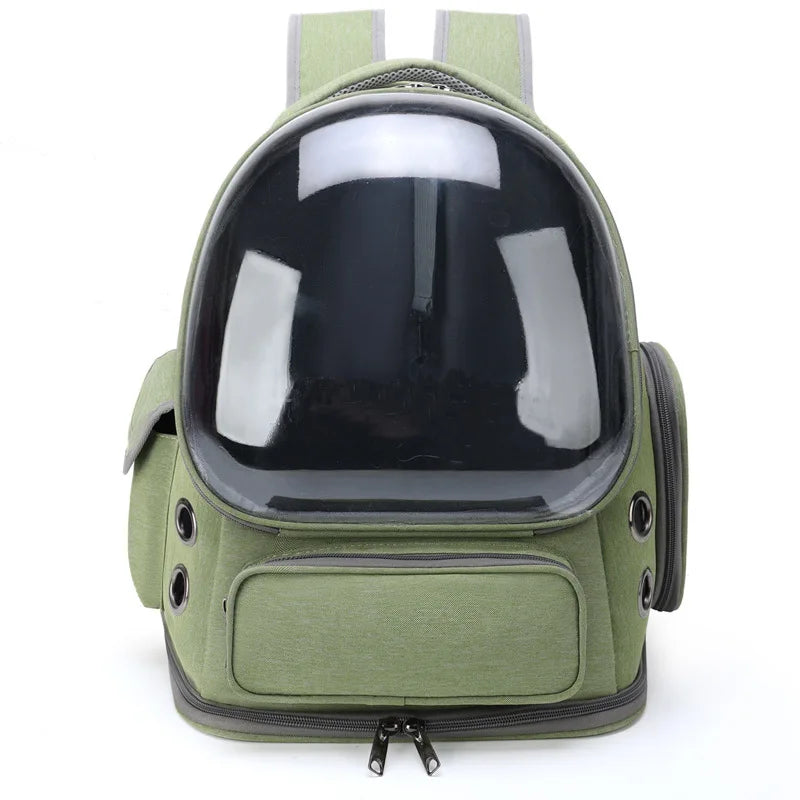 Velvet Pet Carrier Backpack — Breathable Waterproof Nylon Cat Bag | 3 Colors | 42x27x34cm
