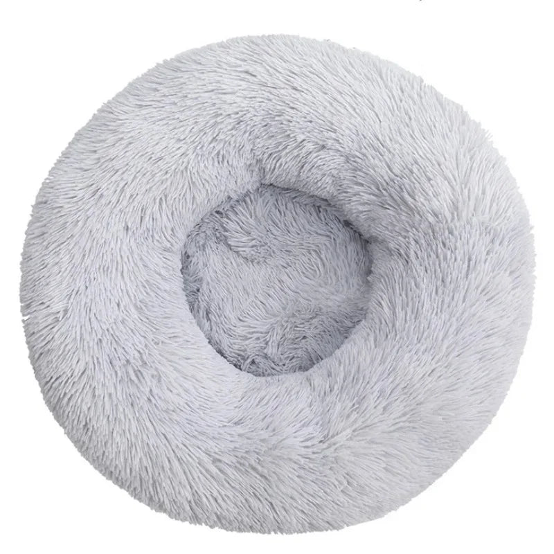 Velvet Cozy Cloud Pet Bed Warm Plush Bed for Dogs and Cats