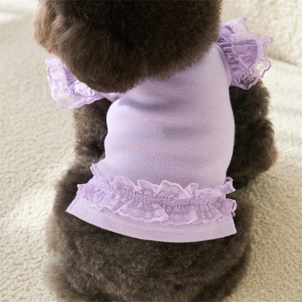 Velvet Pet Shirt — Soft Cotton Blend Casual Shirt for Small Dogs & Cats | Multiple Colors