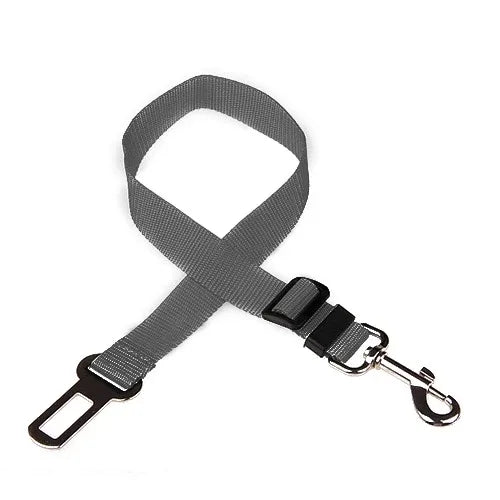 Velvet Adjustable Pet Seat Belt — Nylon Safety Car Belt for Dogs & Cats | Universal Fit | All Sizes