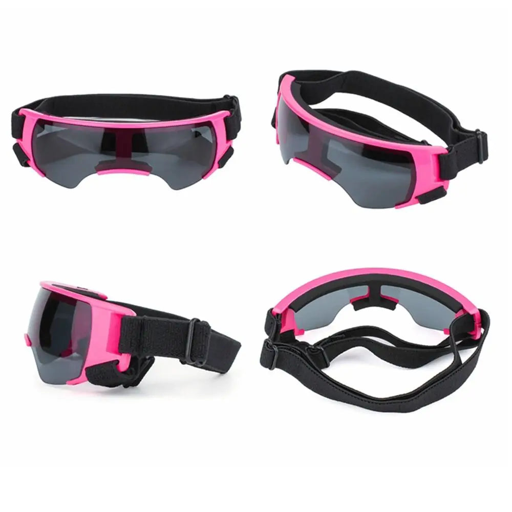 Velvet Dog Sunglasses — UV Protection Adjustable Eyewear for Small & Medium Dogs | 4 Colors
