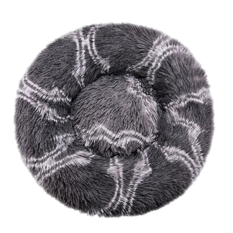 Velvet Cozy Cloud Pet Bed Warm Plush Bed for Dogs and Cats