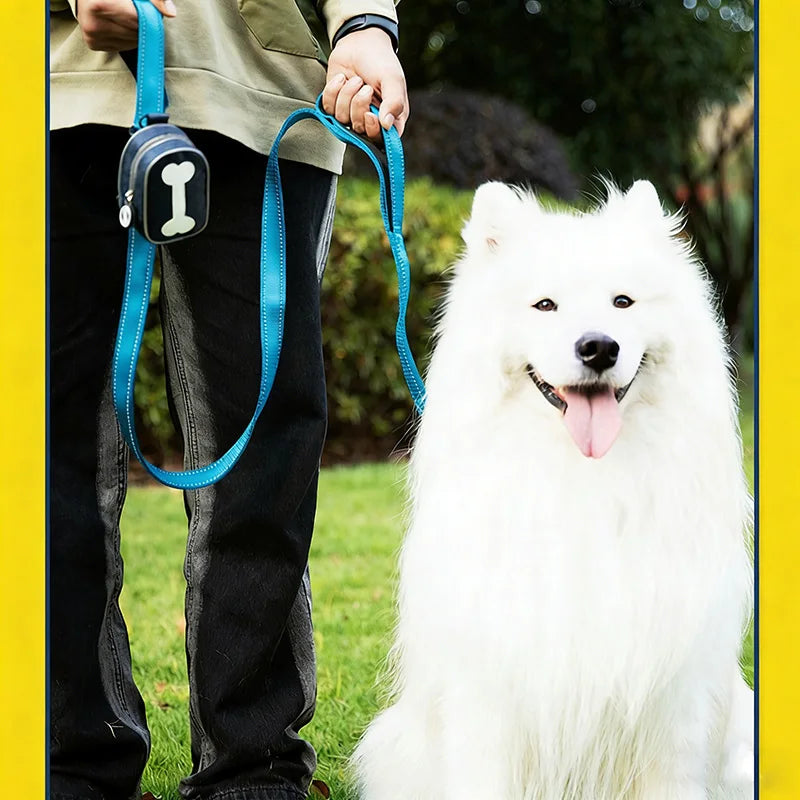 Dog Poop BagHangable Dispenser Zipper Dogs Walking Accessory Waste Bag Holder Portable Cute Garbage Bags Organizer Pet Supplies