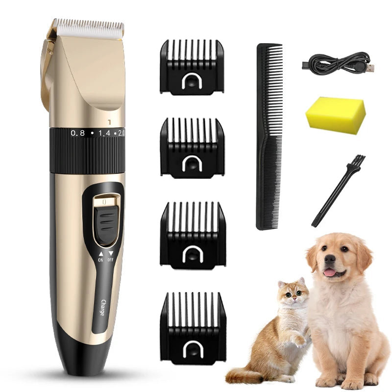 Rechargeable Pet Hair Clipper for Dogs and Cats