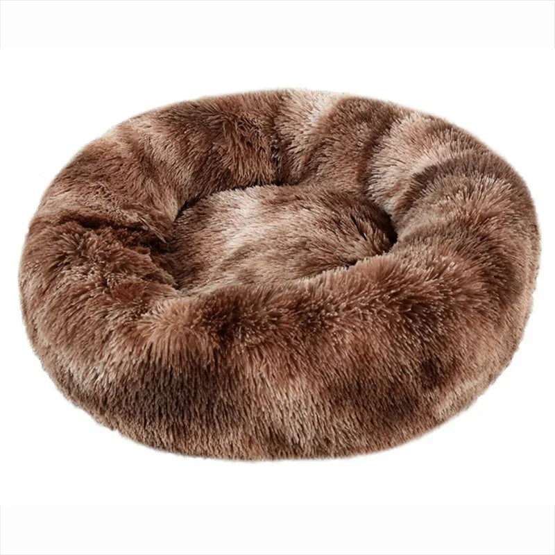 Velvet Cozy Cloud Pet Bed Warm Plush Bed for Dogs and Cats