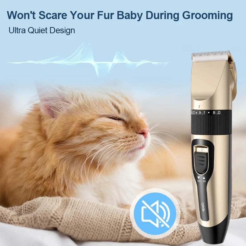 Rechargeable Pet Hair Clipper for Dogs and Cats