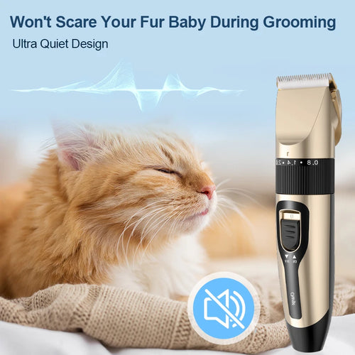 Rechargeable Pet Hair Clipper for Dogs and Cats