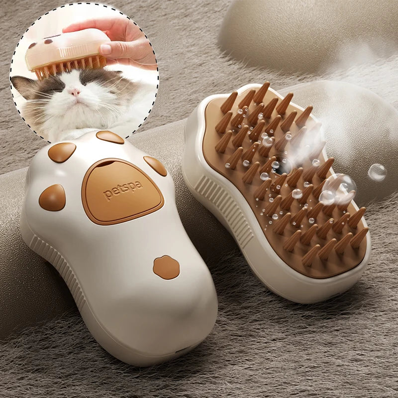 Steam Grooming Brush for Cats and Dogs