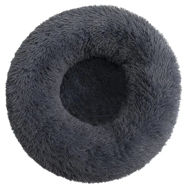 Velvet Cozy Cloud Pet Bed Warm Plush Bed for Dogs and Cats