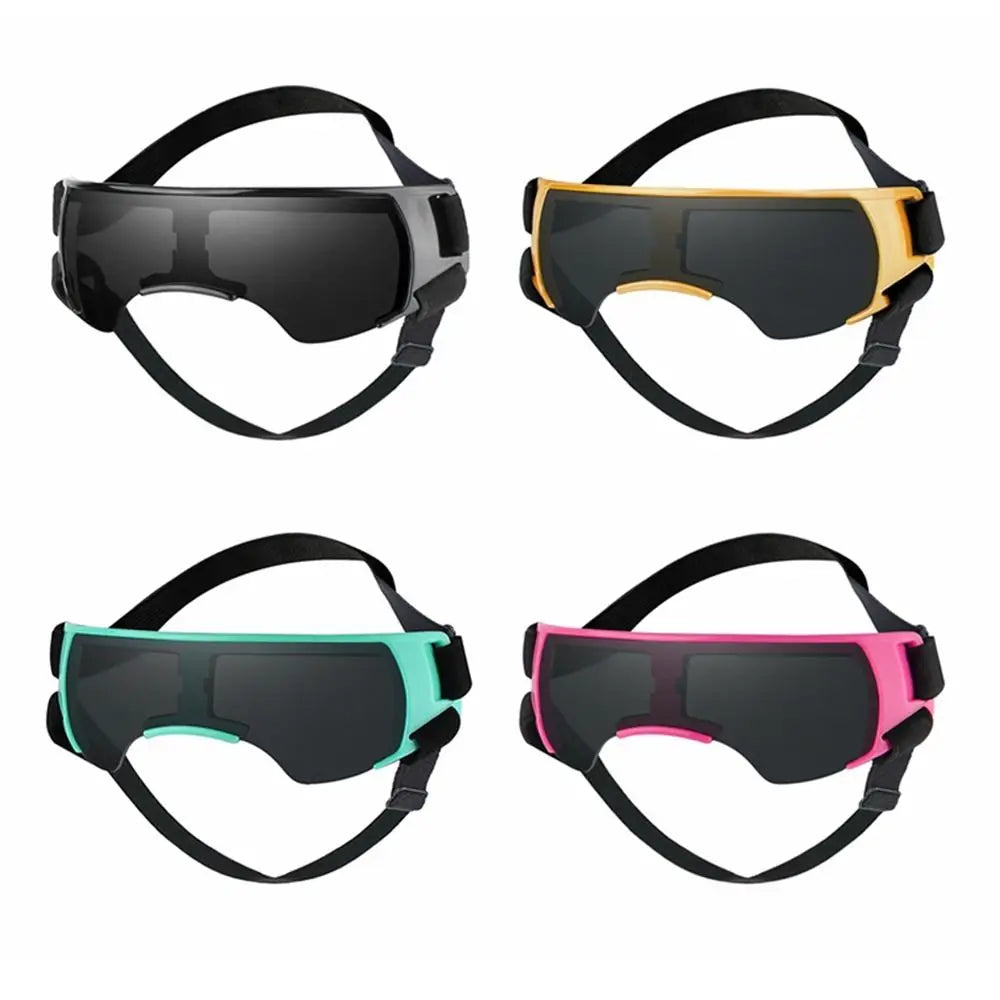 Velvet Dog Sunglasses — UV Protection Adjustable Eyewear for Small & Medium Dogs | 4 Colors