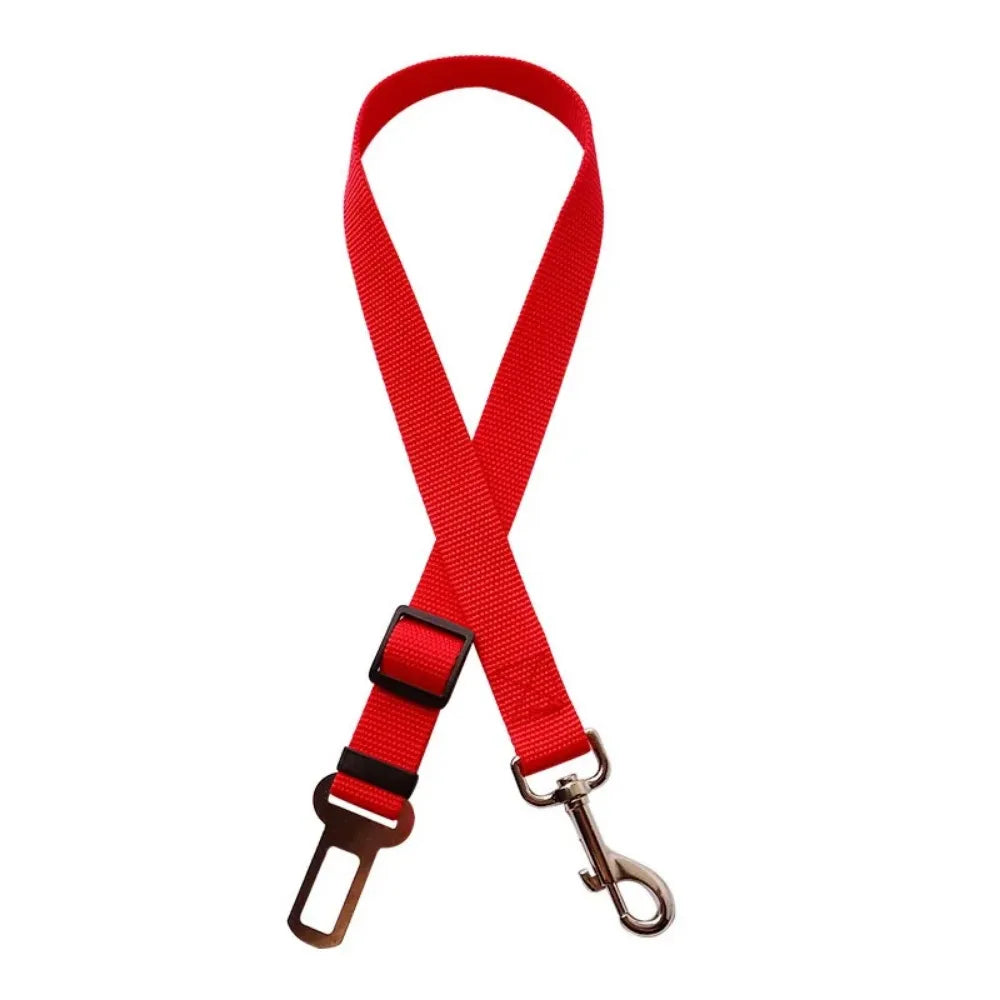 Velvet Pet Car Seat Belt — Adjustable Safety Belt for Dogs & Cats | 9 Colors & Universal Fit