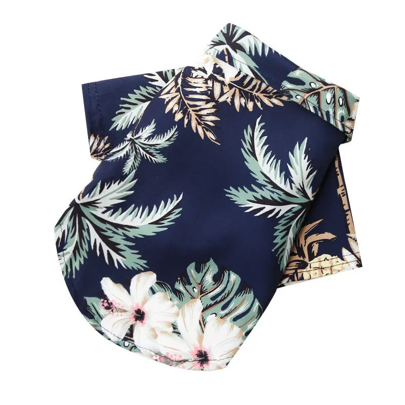 Velvet Hawaiian Pet Shirt — Tropical Pineapple Print Summer Shirt for Dogs & Cats | 6 Sizes & 4 Patterns